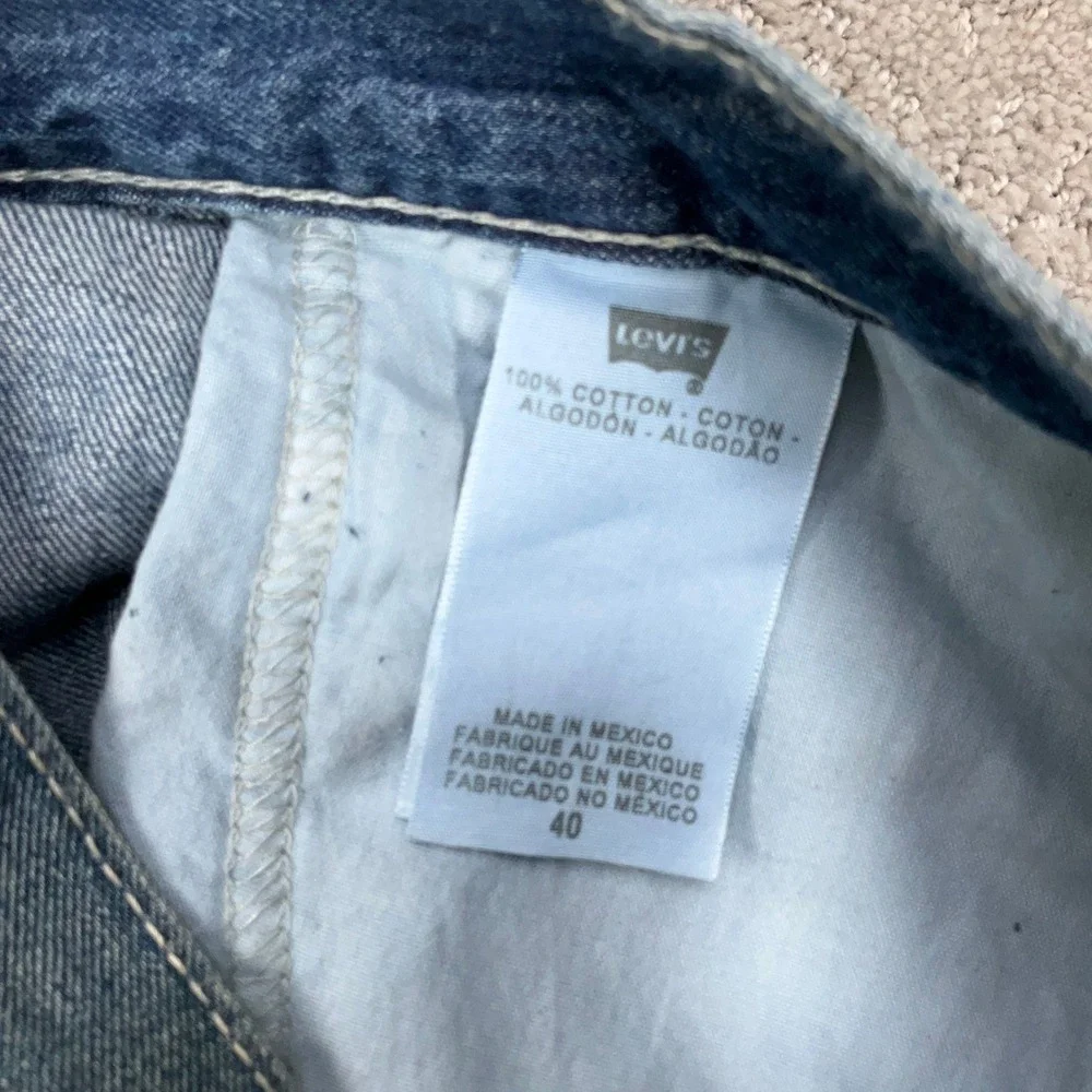 Levis Carpenter Shorts Mens 40 Blue Denim Utility Workwear Relaxed Fit NWT
